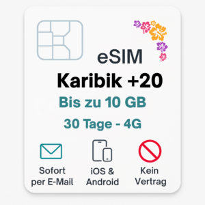 eSIM Karibik POVNOMAD