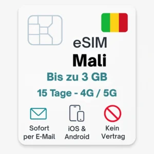 eSIM Mali Daten Reise SIM povnomad