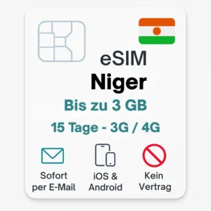 eSIM Niger Daten Reise SIM povnomad