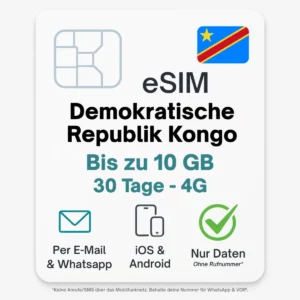 Demokratische Republik Kongo eSIM
