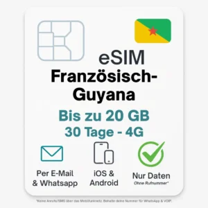 Französisch-Guyana eSIM