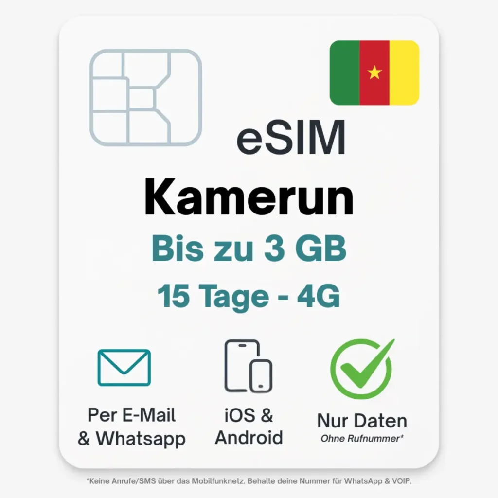 Camarões eSIM – eSIM de viagem POVNOMAD