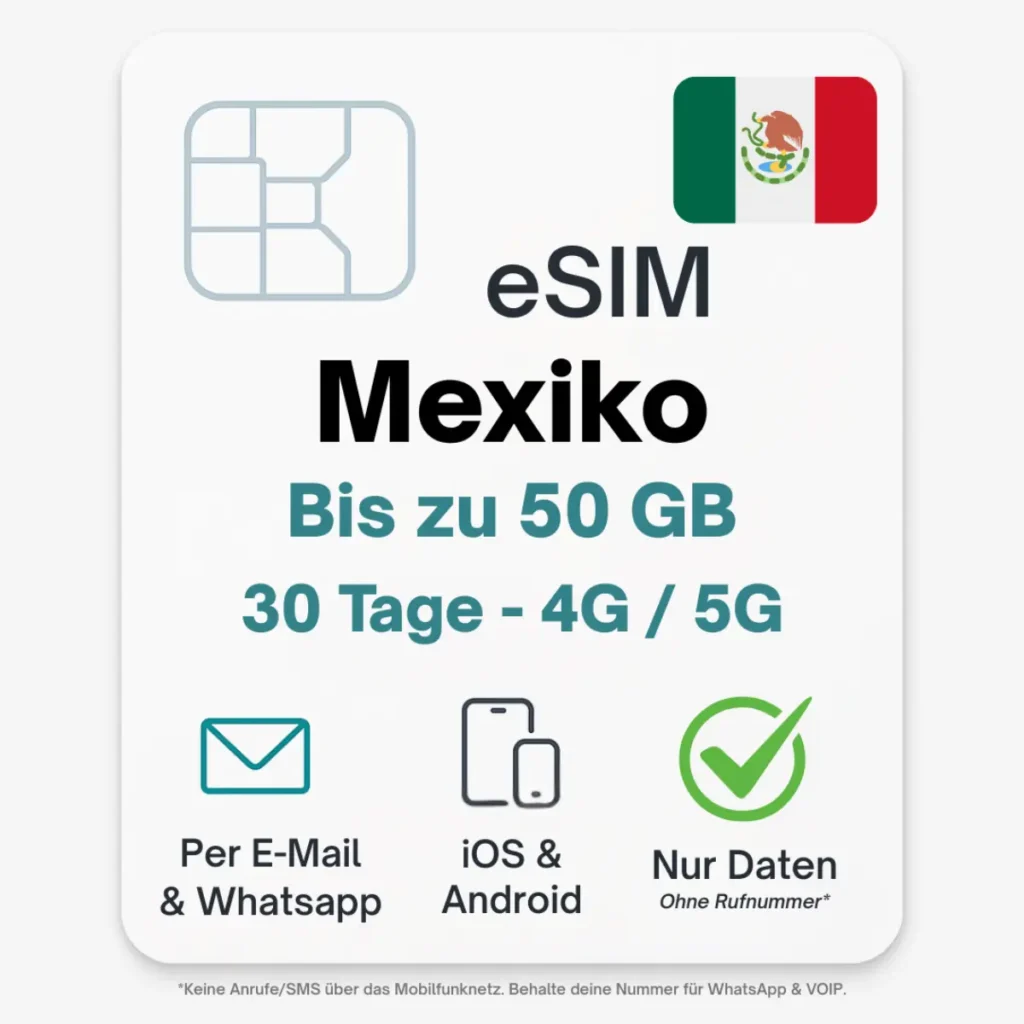 México eSIM – eSIM de viagem POVNOMAD