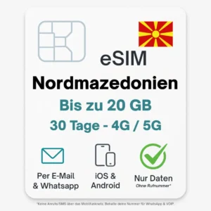 Nordmazedonien eSIM