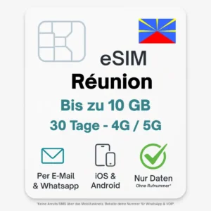 Reunion eSIM (France Overseas)