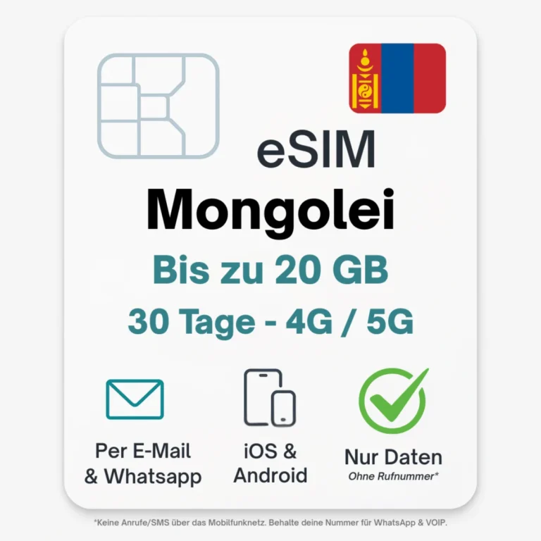 Mongolei eSIM