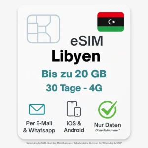 eSIM Libyen POVNOMAD Reise